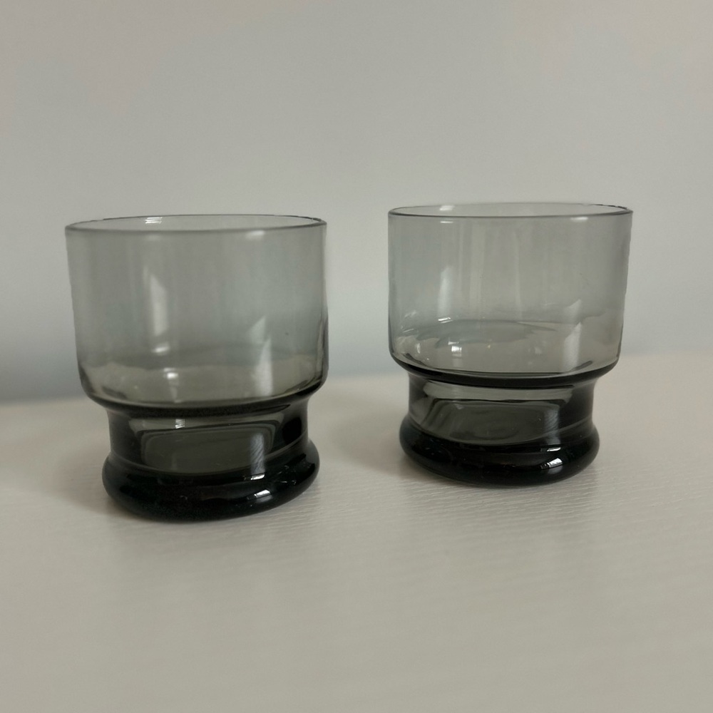 Pair of Scandinavian Lowball Glasses
